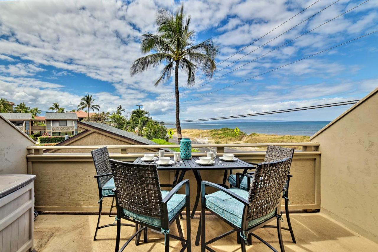 Ocean-View Kihei Condo With Pool Access! Luaran gambar
