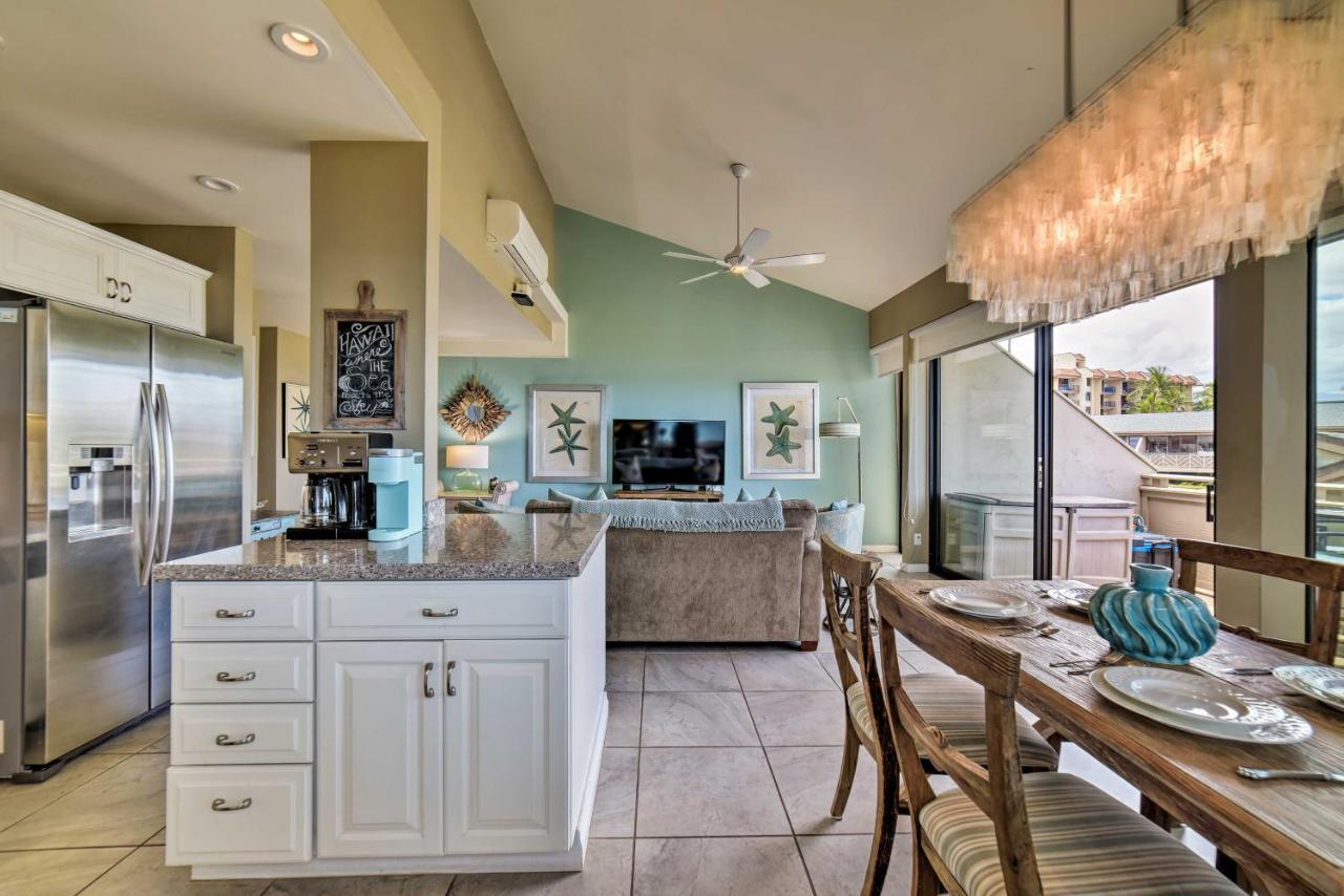 Ocean-View Kihei Condo With Pool Access! Luaran gambar