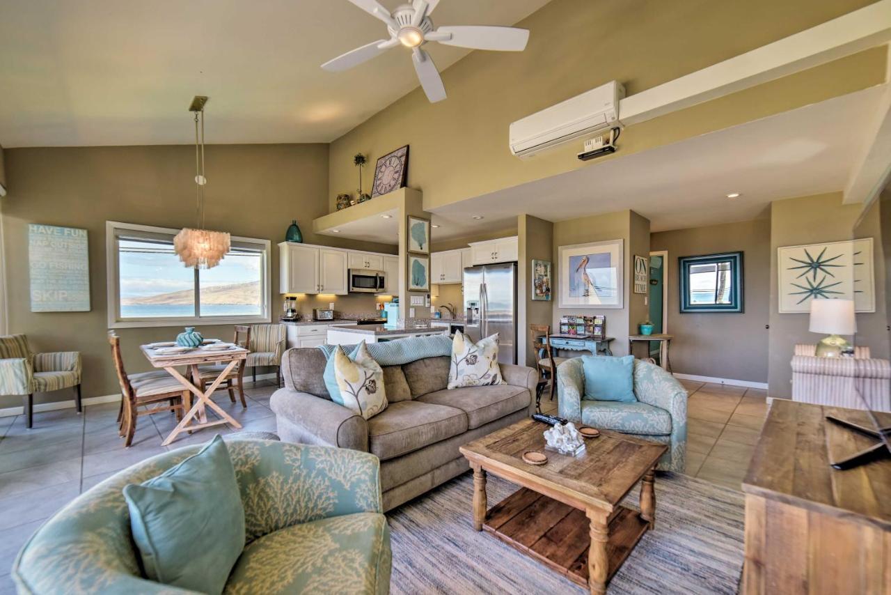 Ocean-View Kihei Condo With Pool Access! Luaran gambar